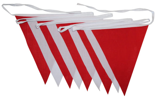 Red & White Bunting